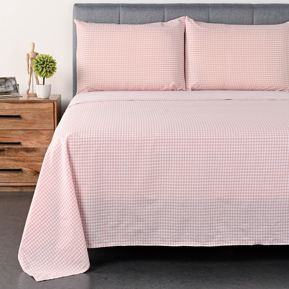 BENETTON - Sábanas Algodón 180 Hilos Vix Doble, Queen y King 