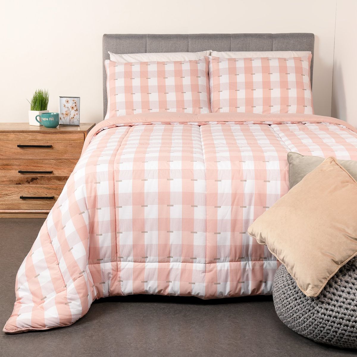 BENETTON - Edredón Polialgodón Gabri Doble,Queen y King