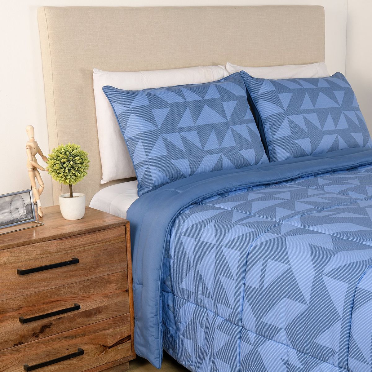 BENETTON - Edredón Polialgodón Luigi Doble,Queen y King