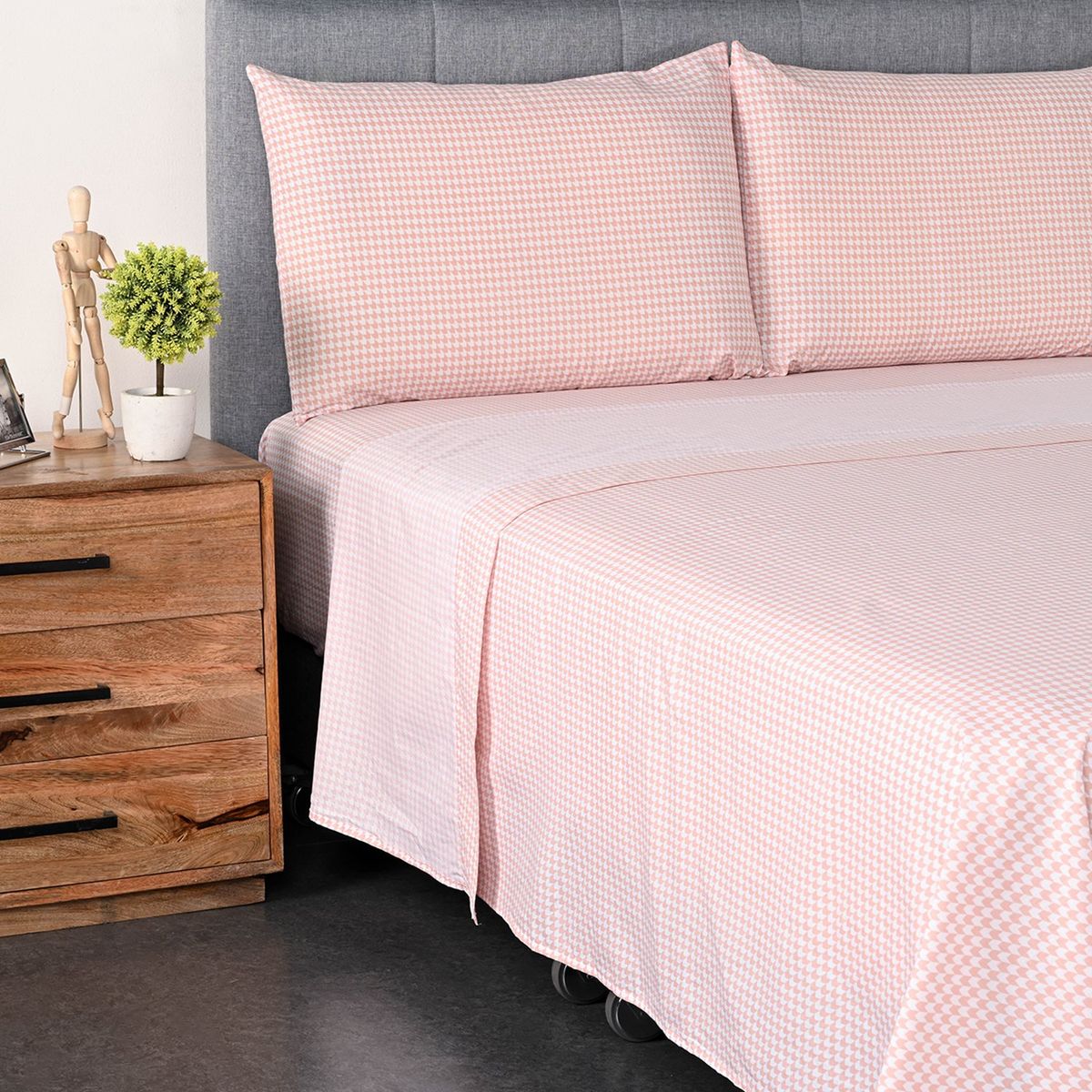 BENETTON - Sábanas Algodón 180 Hilos Vix Doble, Queen y King 