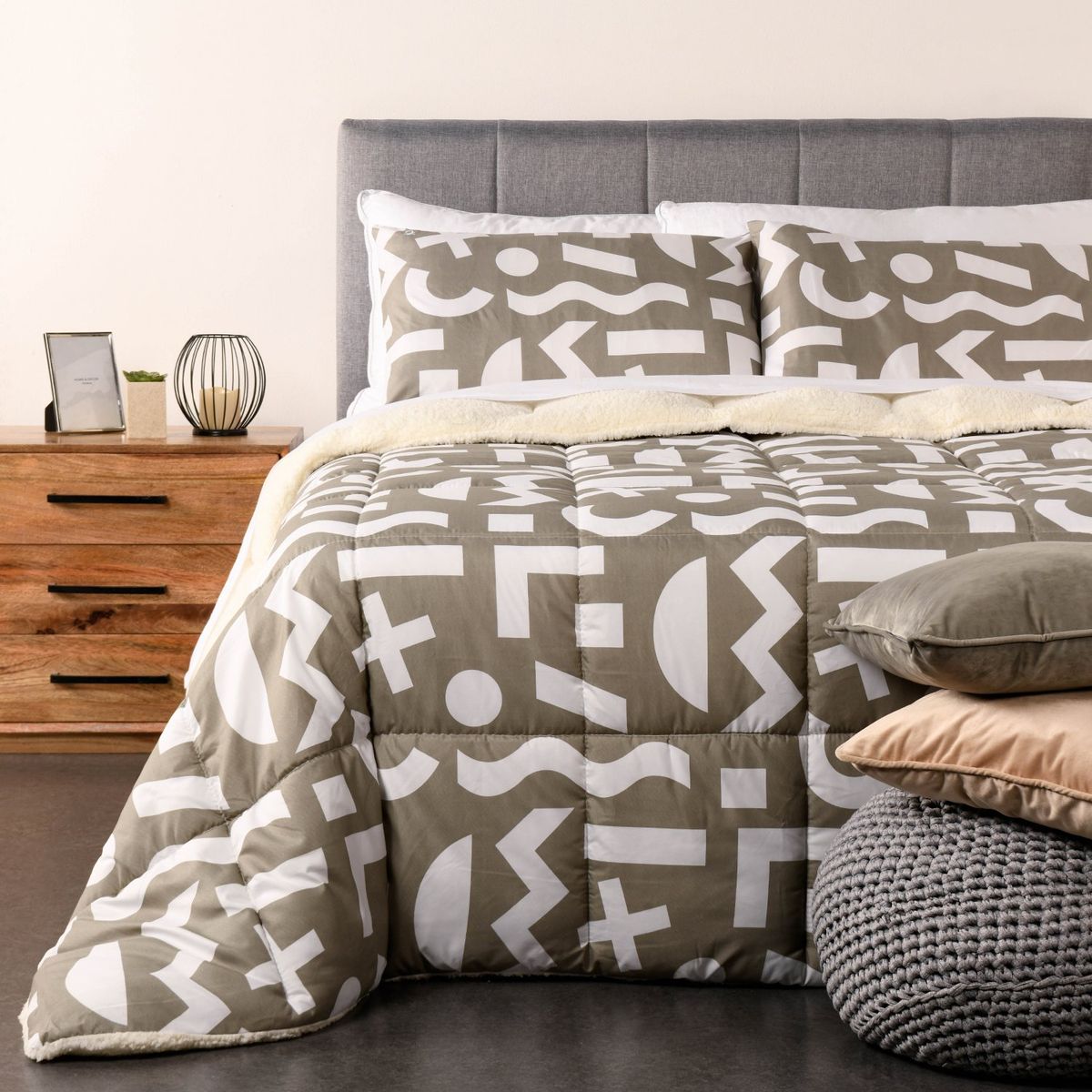 BENETTON - Edredón Benetton Estampado Bari Sherpa