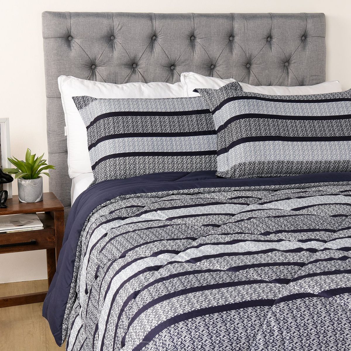 AMBIENTA - Edredón Poliéster Capi,Sencillo, Doble y Queen