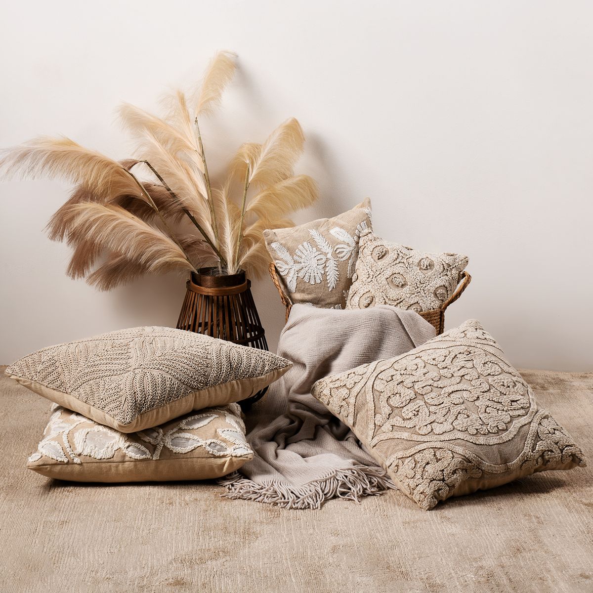 ROBERTA ALLEN - Cojín SARI MEDA 50x50cm