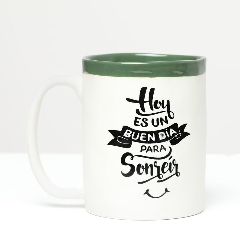 MICA - Mug de Porcelana Taza Frases 320 ml 9 x 11 cm