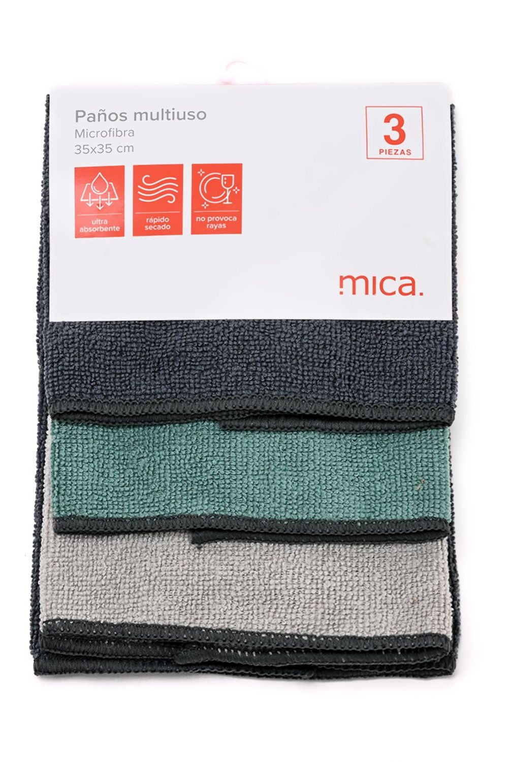 MICA - Paño de cocina Poliéster 35 x 35 cm