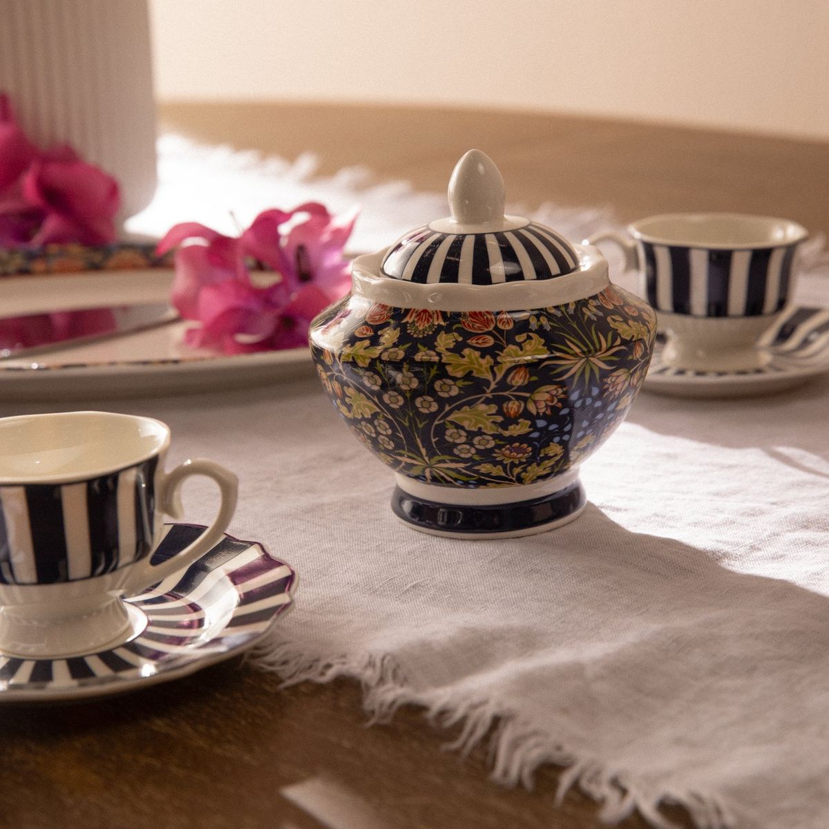 ROBERTA ALLEN - Azucarera de Porcelana Market Bloom 390 ml 8 x 12 cm