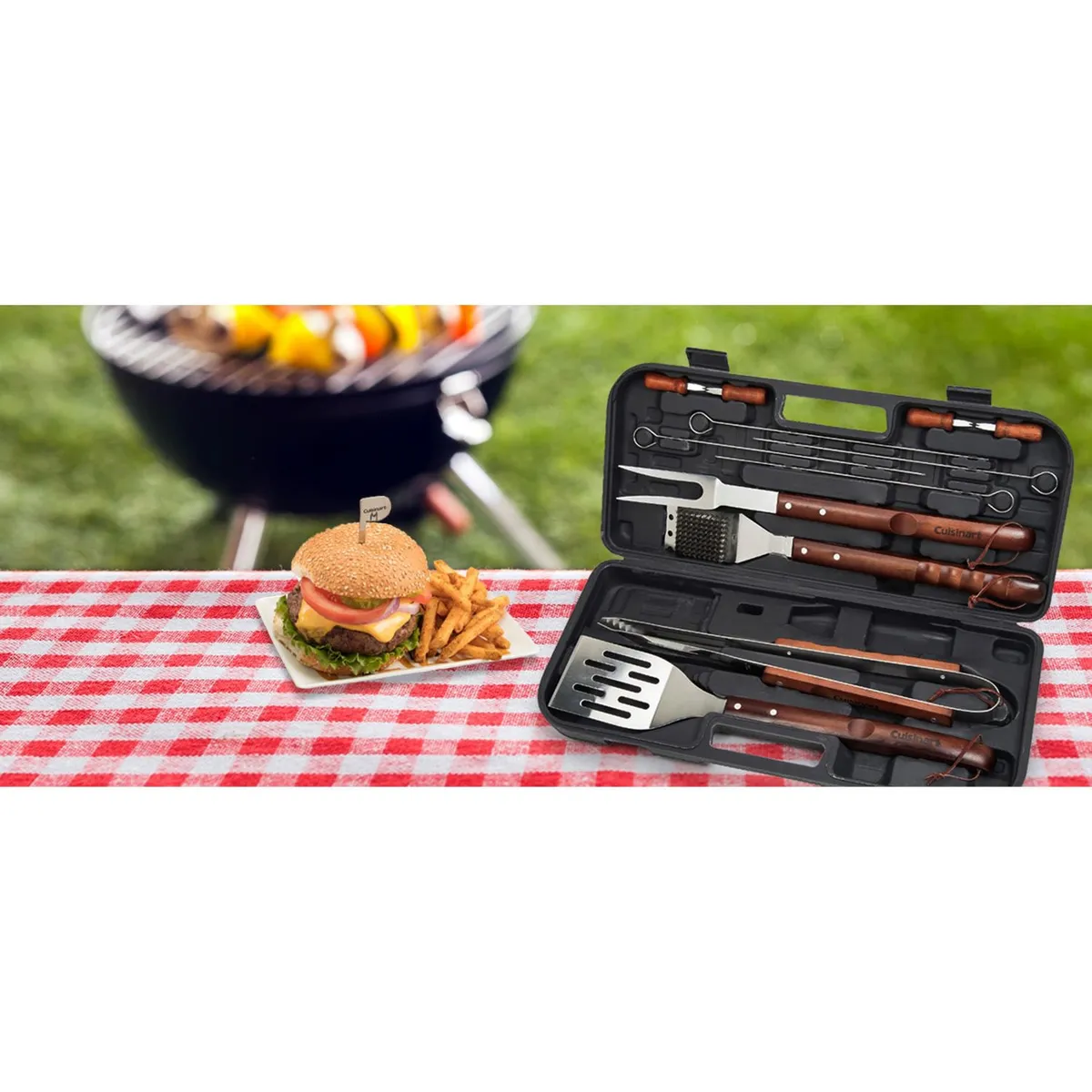 CUISINART - Accesorios para asado Acero inoxidable 13 piezas