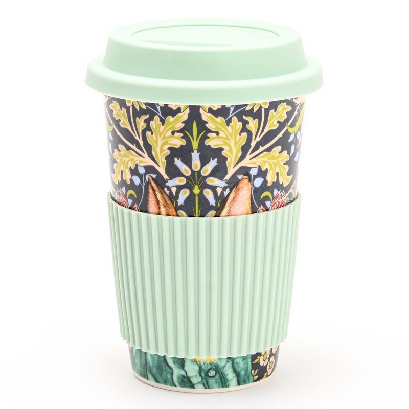ROBERTA ALLEN - Otro Porcelana de hueso Travel Mug Conejo Market Bloom 440 ml Roberta Allen 9 x 14.5 cm