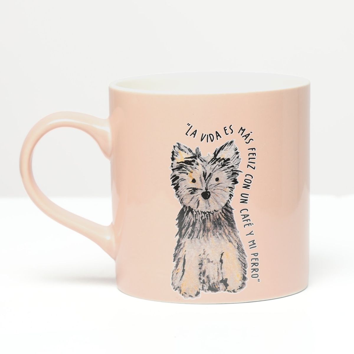 MICA - Taza de Cerámica Perros 320 ml Mica 9.5 x 10 cm 