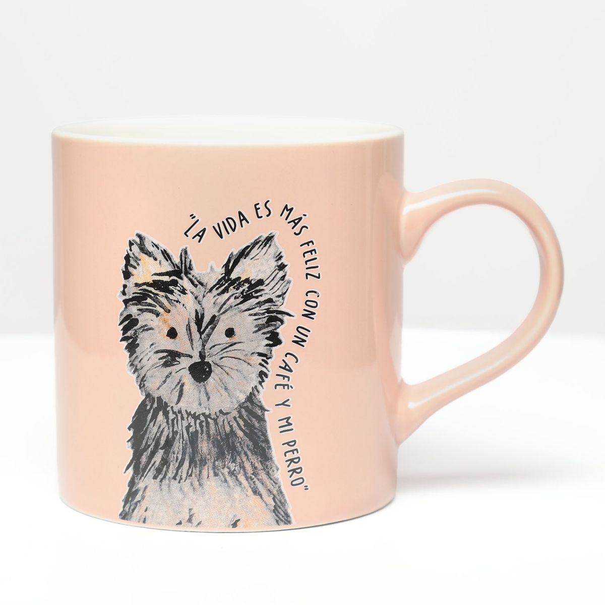MICA - Taza de Cerámica Perros 320 ml Mica 9.5 x 10 cm 