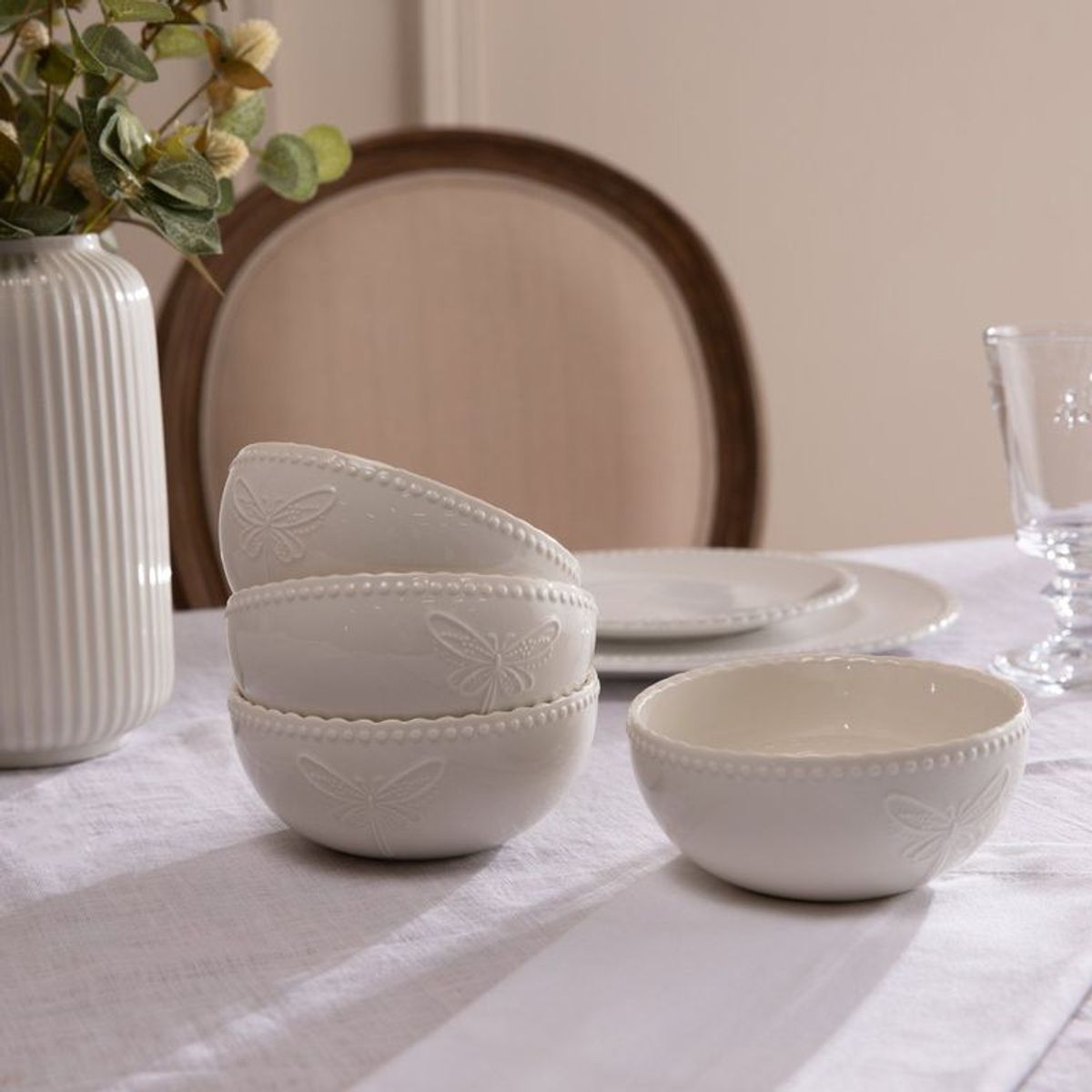 ROBERTA ALLEN - Bowls de Porcelana Set 4 Bowl Libélula Roberta Allen 12.7 x 6.2 cm