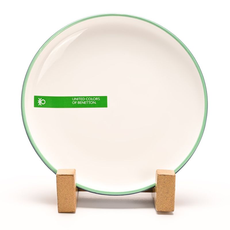 BENETTON - Plato de ensalada Porcelana Stack Rim 19.9 x 2.4 cm