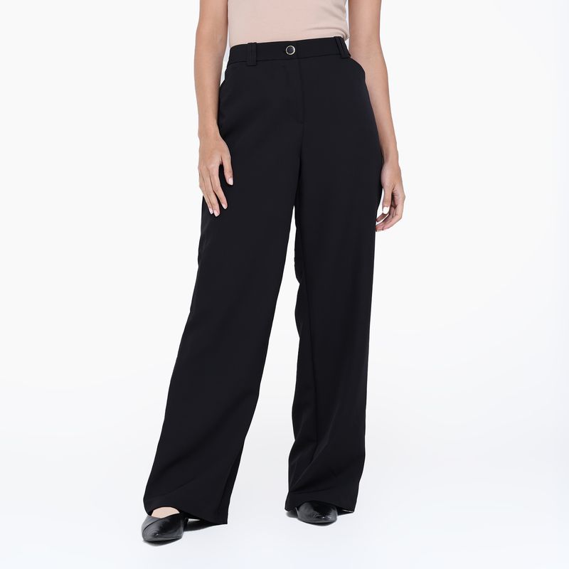 SOUTHLAND - Pantalón Wide leg Mujer Tiro medio Southland