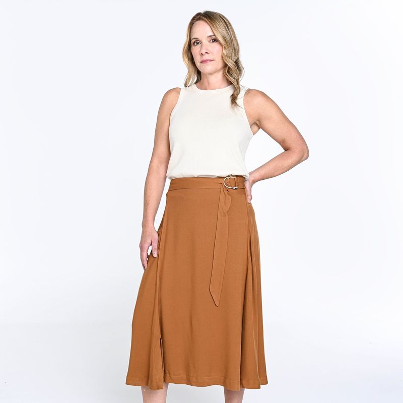 SOUTHLAND - Falda Midi Mujer Southland