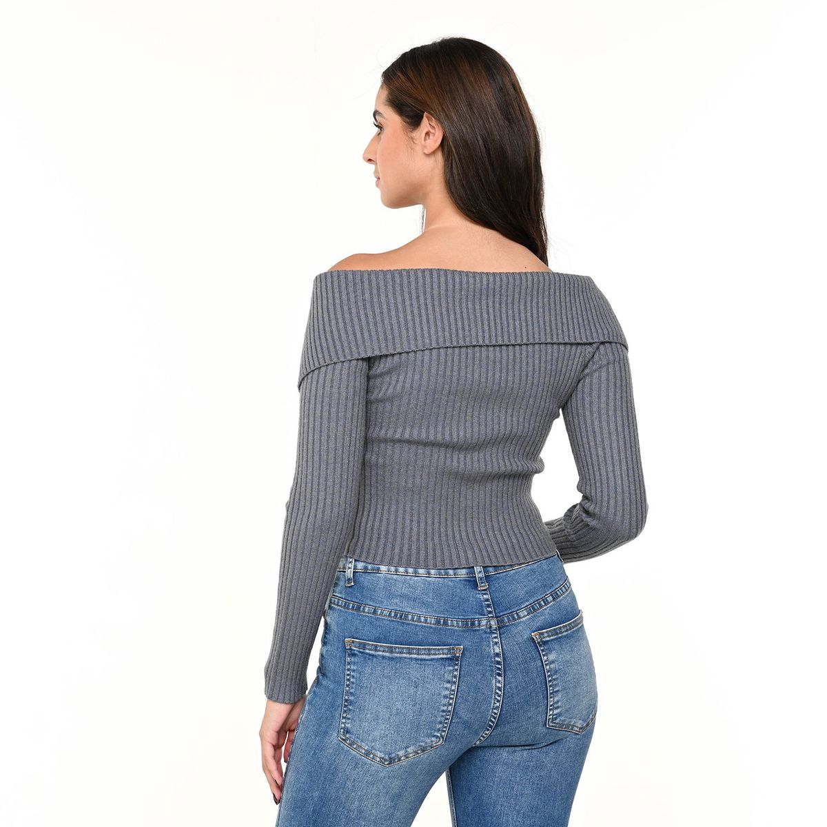 SYBILLA - Cardigan Mujer Crop Sybilla
