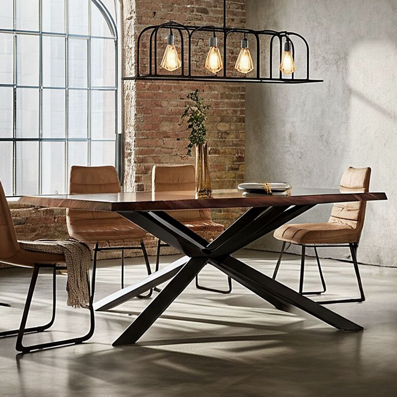 BASEMENT HOME - Mesa de Comedor 6 Puestos en Madera Arno 160 x 90 x 75 cm Basement Home -  0% Interés a 3, 6 o 12 Cuotas Pagando con tu CMR Banco Falabella