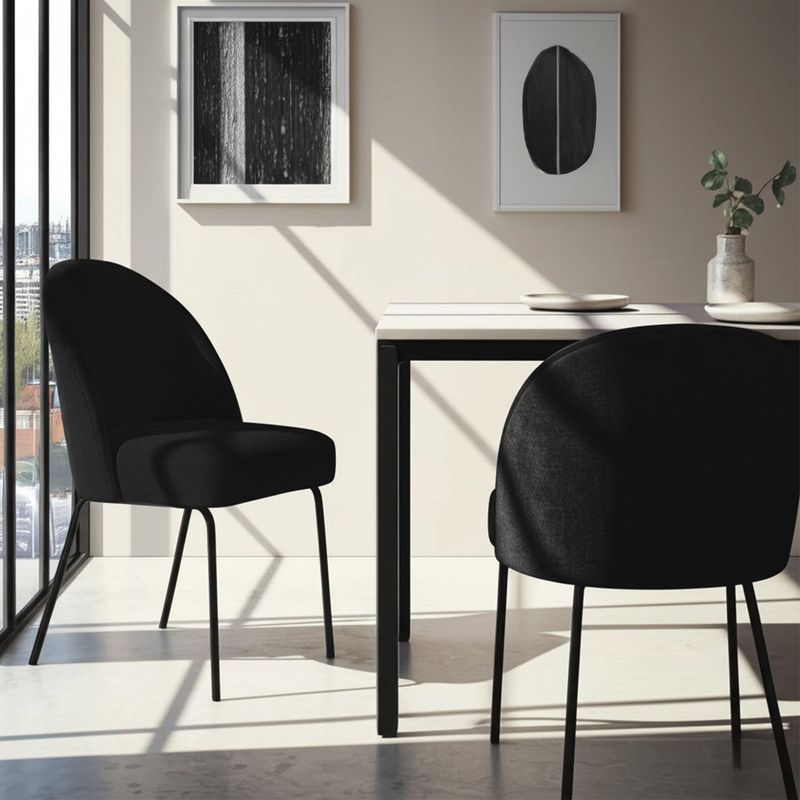 BASEMENT HOME - Set X2 Silla de comedor Creston 83.5 x 57 x 48.5 cm Basement Home -  0% Interés a 3, 6 o 12 Cuotas Pagando con tu CMR Banco Falabella