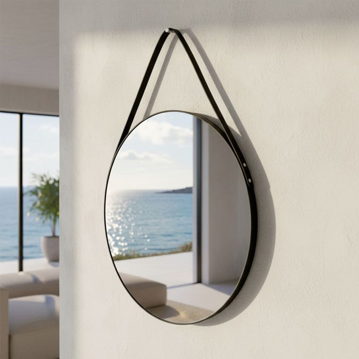 BASEMENT HOME - Espejo de pared Decorativo Redonda BASEMENT HOME