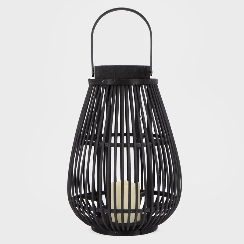 MICA - Farol de Bamboo 38x12 cm