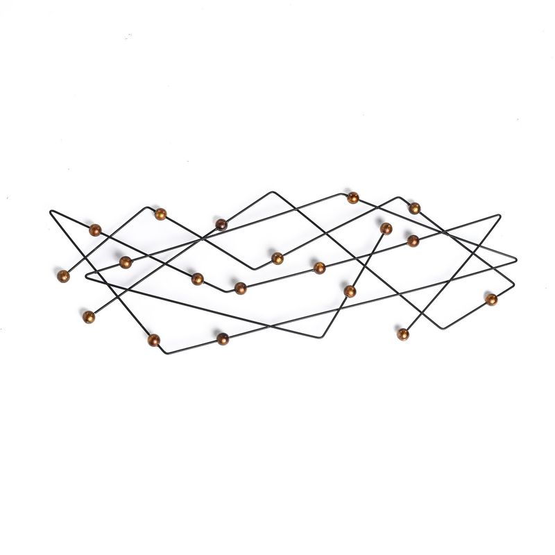 BASEMENT HOME - Cuadros Metal Arte De Pared Líneas 130cm