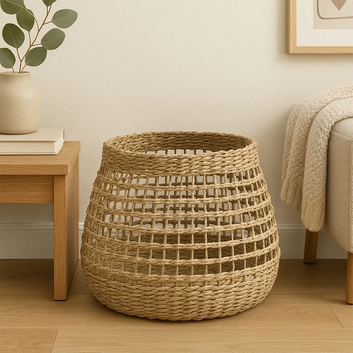 BASEMENT HOME - Canasta Bambú 25 cm x 35 cm Basement Home