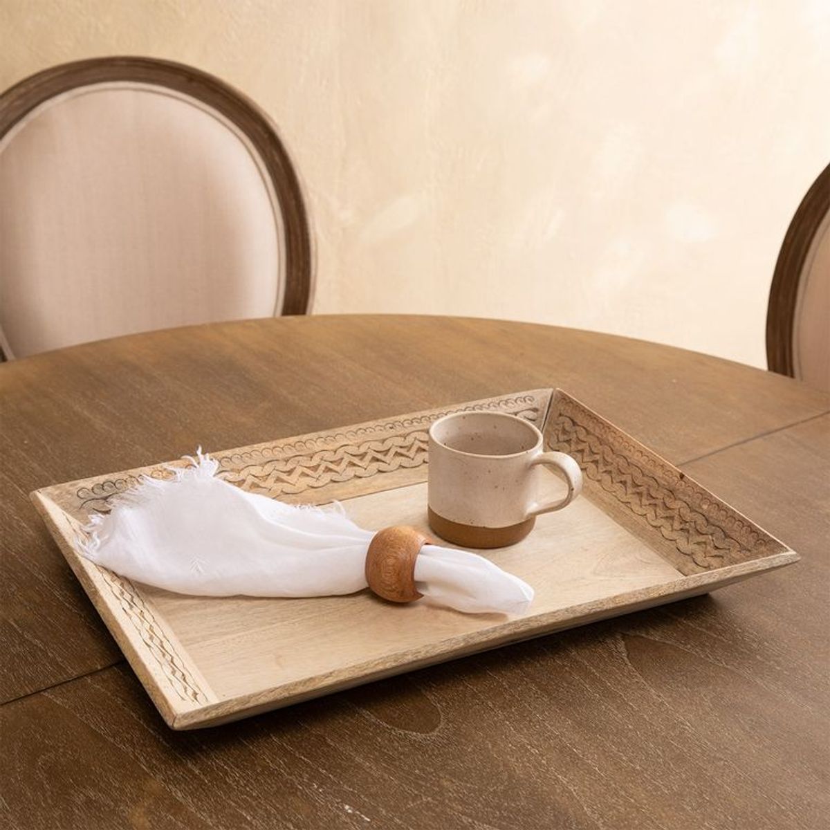 BASEMENT HOME - Centro de mesa Madera 5 cm x 50 cm BASEMENT HOME