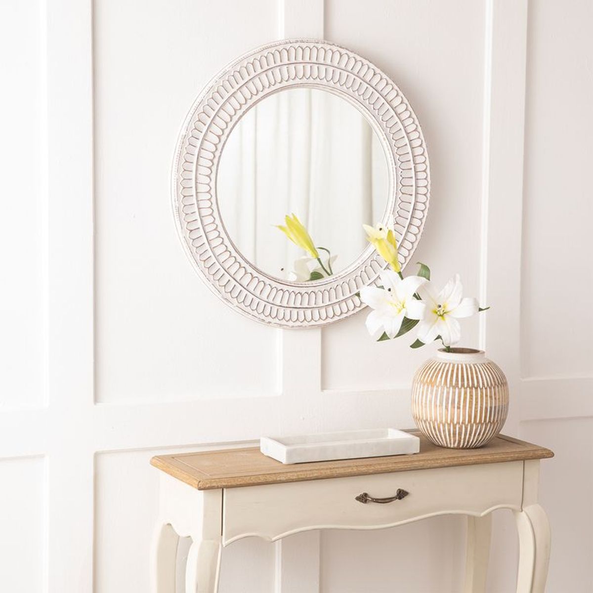 ROBERTA ALLEN - Espejo de pared Decorativo Redonda ROBERTA ALLEN