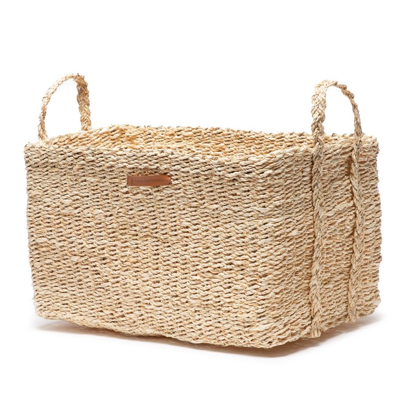 CASA CANTABRIA - Canasta Yute 25 cm x 28 cm Casa Cantabria