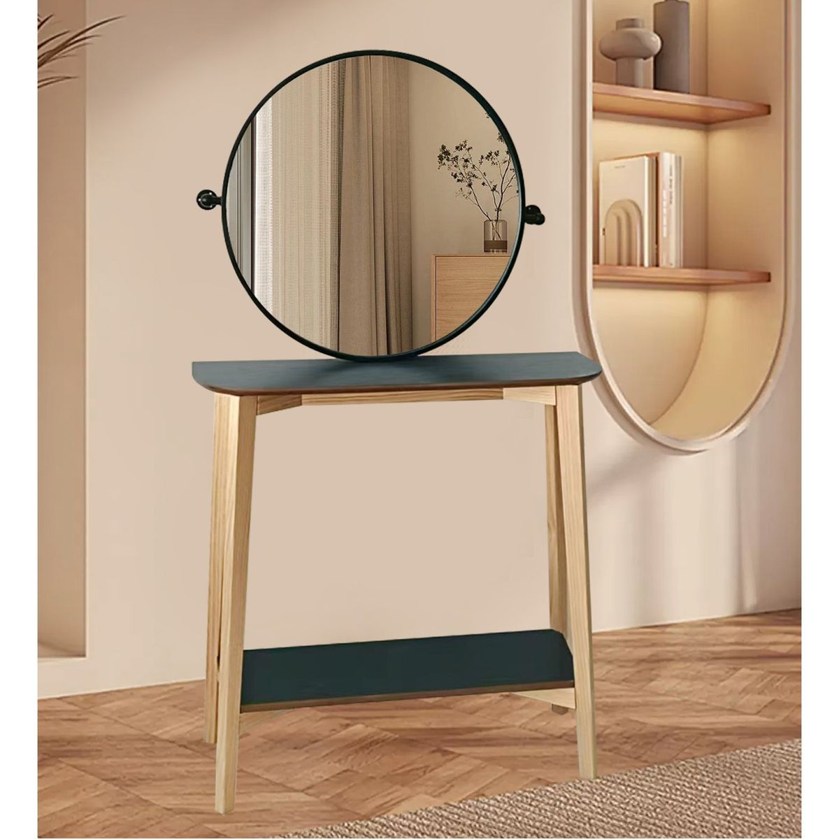 BASEMENT HOME - Espejo de pared Decorativo Redonda BASEMENT HOME