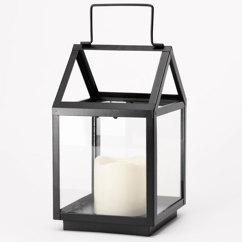 ROBERTA ALLEN - Farol de Vidrio 25x14 cm
