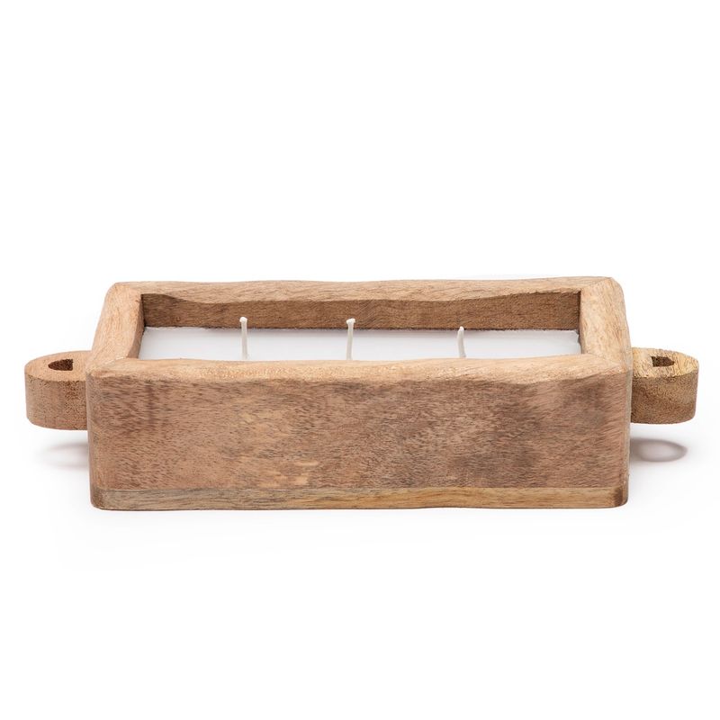 BASEMENT HOME - Vela sin aroma Madera 10 cm x 25 cm Basement Home