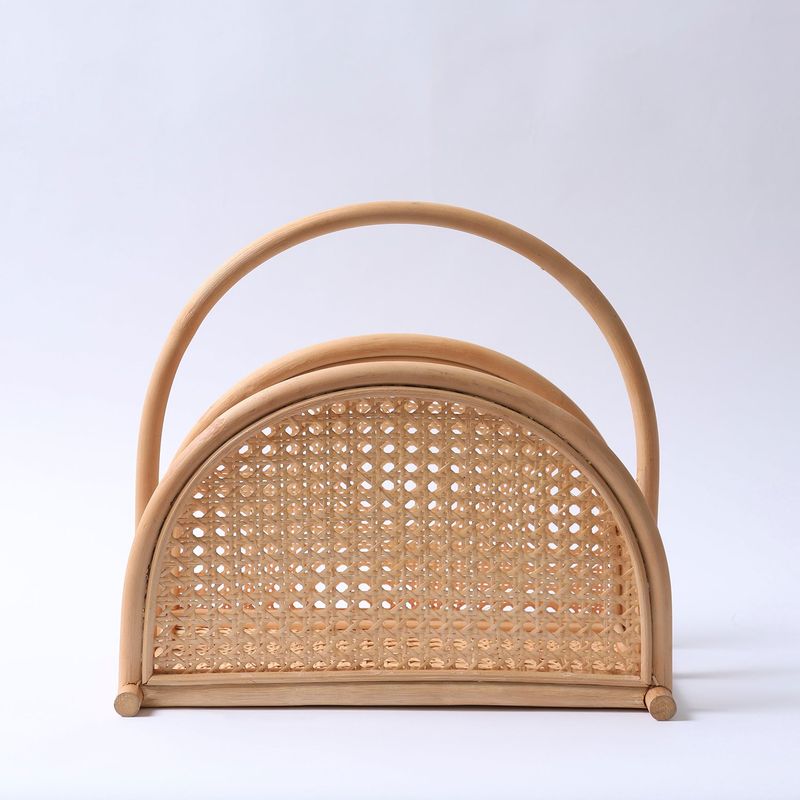 CASA CANTABRIA - Adorno Rattán 30 cm x 42 cm CASA CANTABRIA