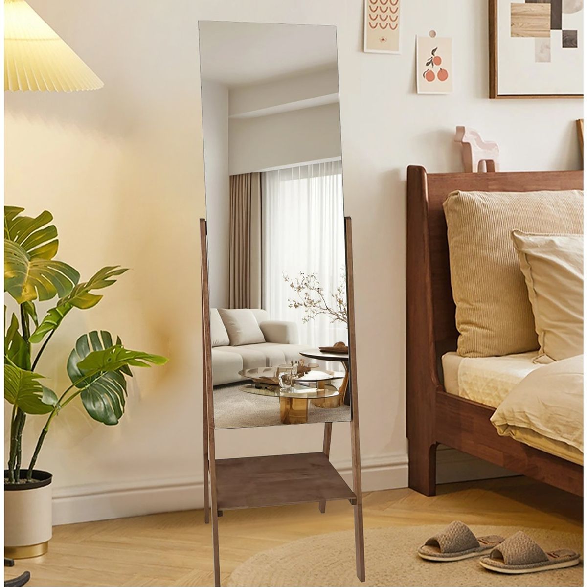 BASEMENT HOME - Espejo de piso Decorativo Rectangular BASEMENT HOME