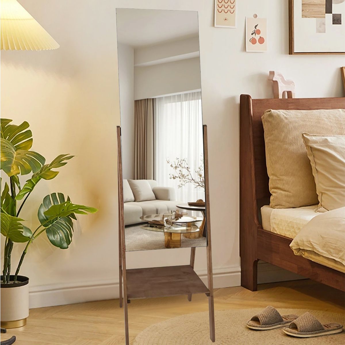 BASEMENT HOME - Espejo de piso Decorativo Rectangular BASEMENT HOME