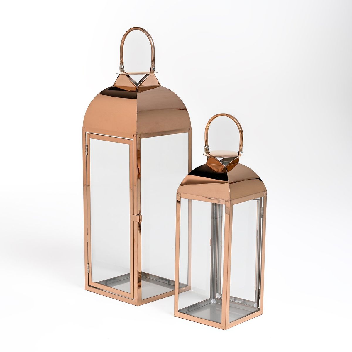 MICA - Farol de Vidrio Set x 2 Cobre 