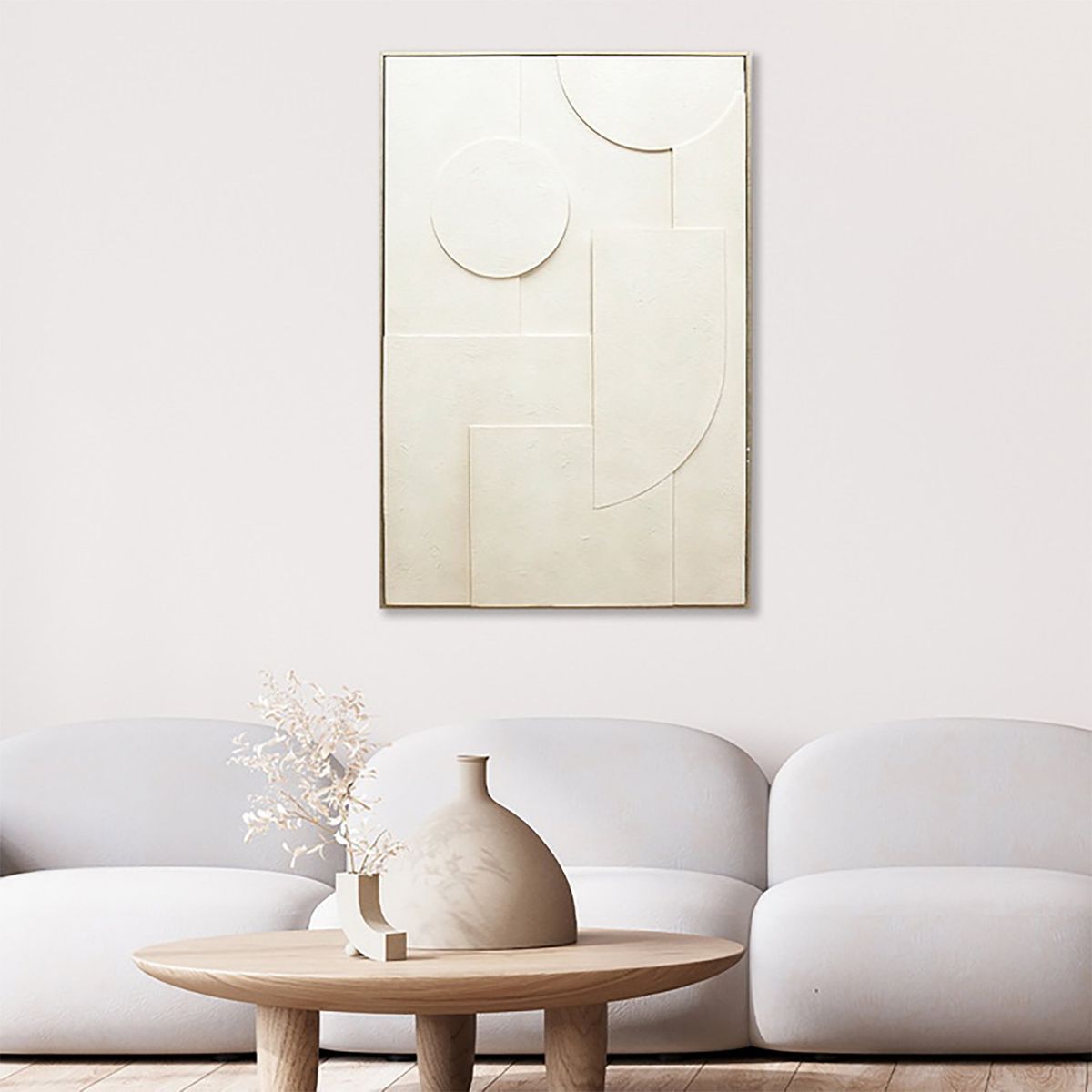 MICA - Cuadro Decorativo Abstracto ABC Shapes 60x90 cm