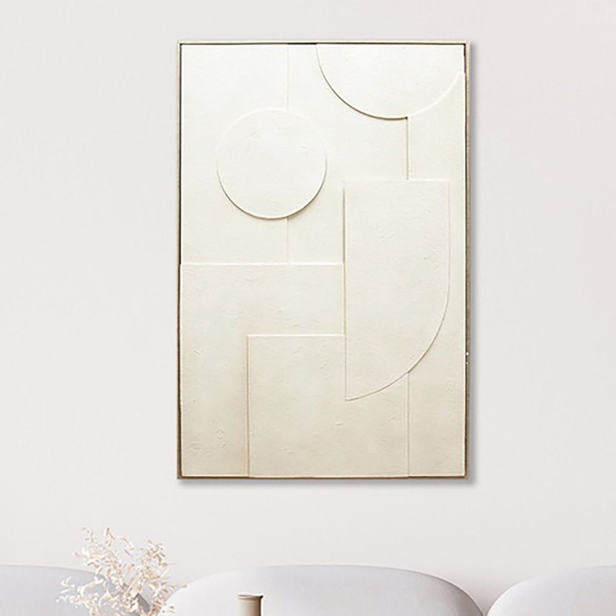 MICA - Cuadro Decorativo Abstracto ABC Shapes 60x90 cm