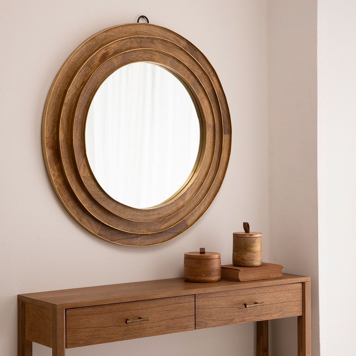 BASEMENT HOME - Espejo de pared Decorativo Redonda BASEMENT HOME