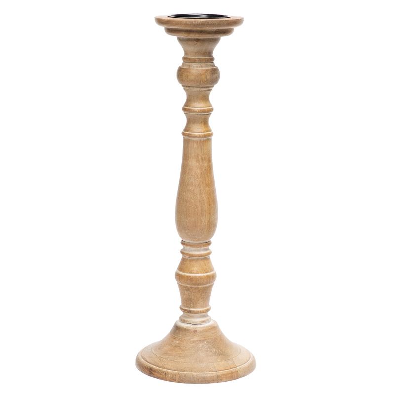 CASA CANTABRIA - Candelabro Madera 50 cm x 18 cm Casa Cantabria