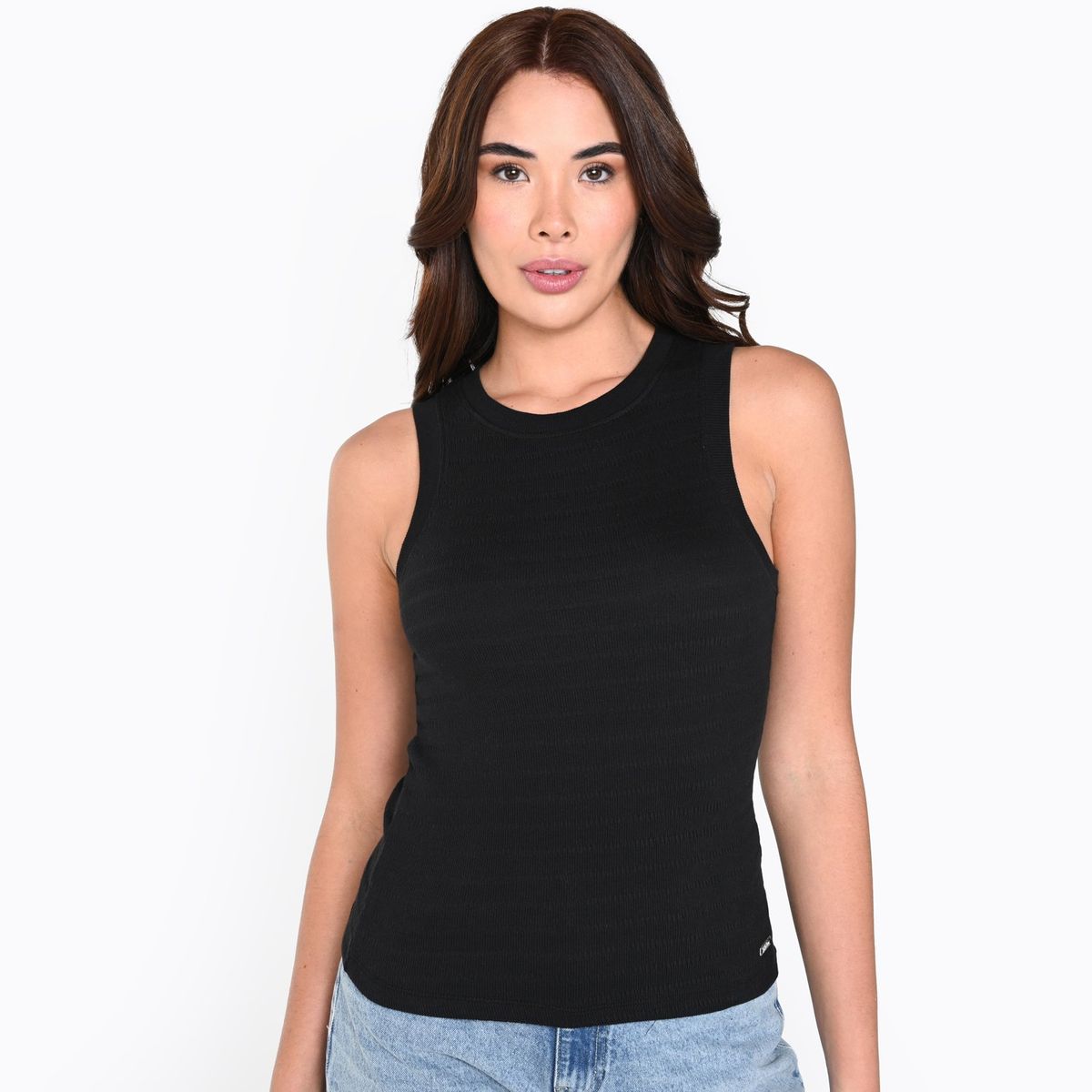 MOSSIMO - Blusa Mujer Sin mangas de Algodón Mossimo