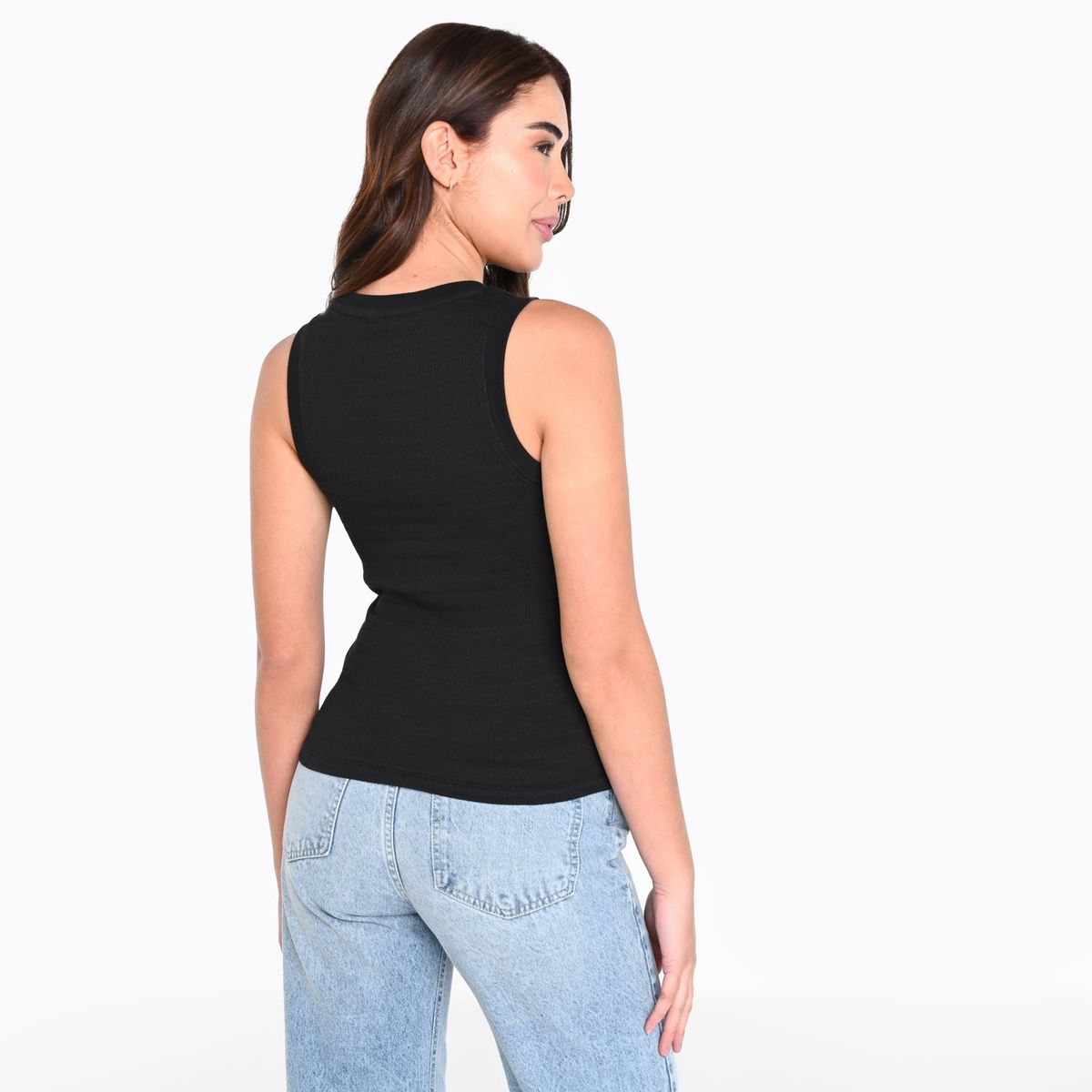 MOSSIMO - Blusa Mujer Sin mangas de Algodón Mossimo