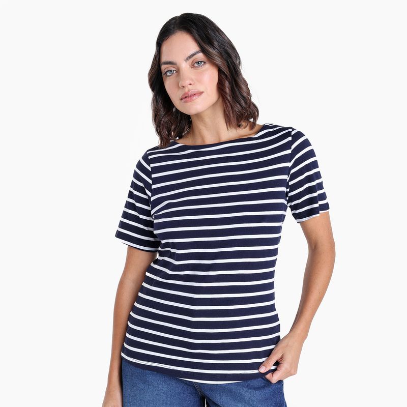 UNIVERSITY CLUB - Camiseta Mujer Manga corta de Algodón University Club