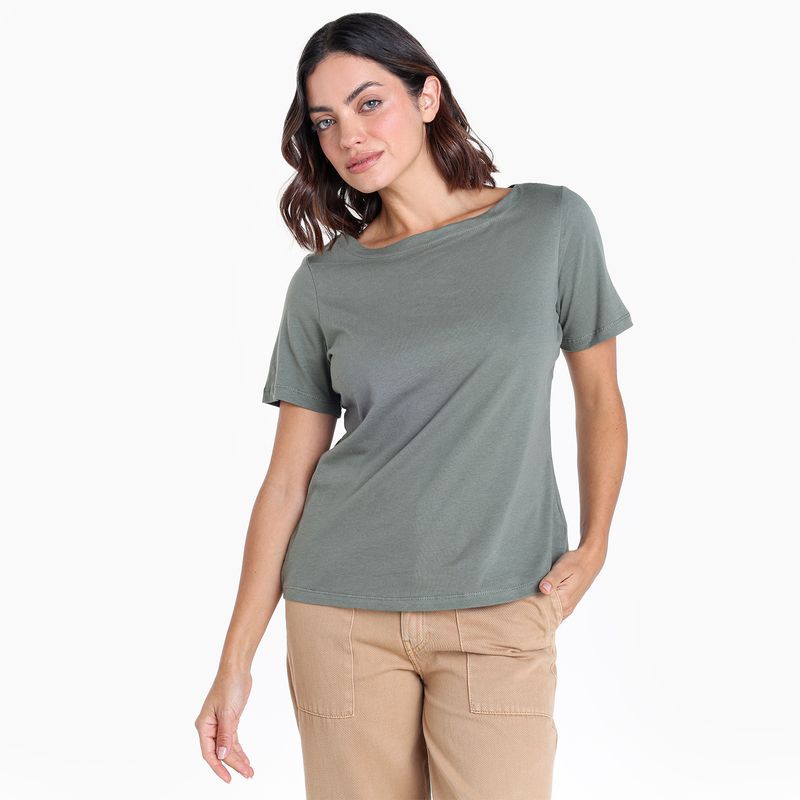 UNIVERSITY CLUB - Camiseta Mujer Manga corta de Algodón University Club