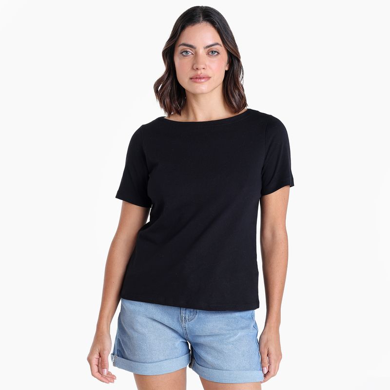 UNIVERSITY CLUB - Camiseta Mujer Manga corta de Algodón University Club