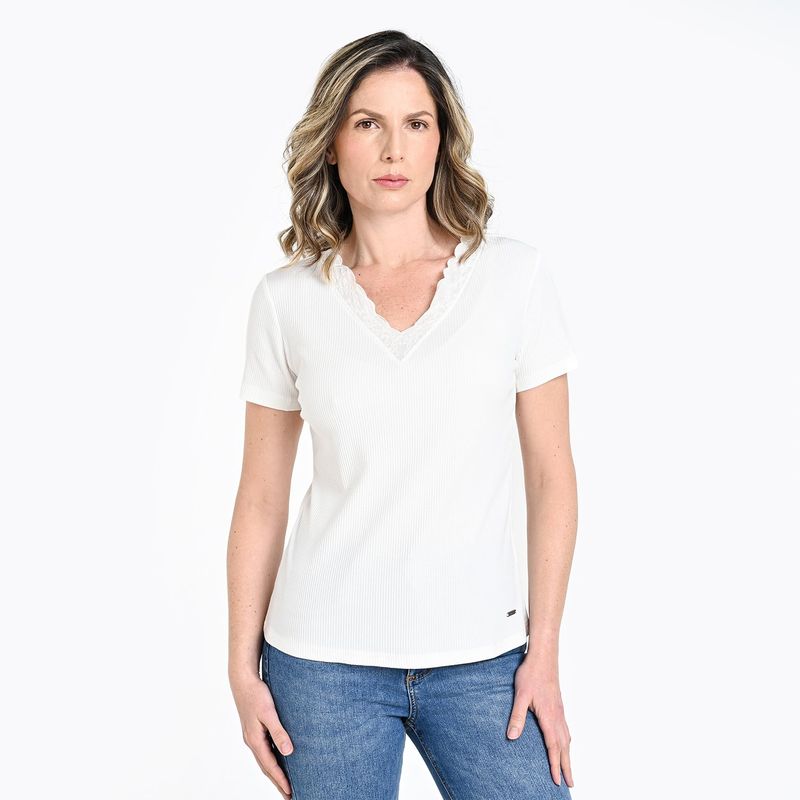 NEWPORT - Camiseta Mujer  Manga corta de Algodón Newport