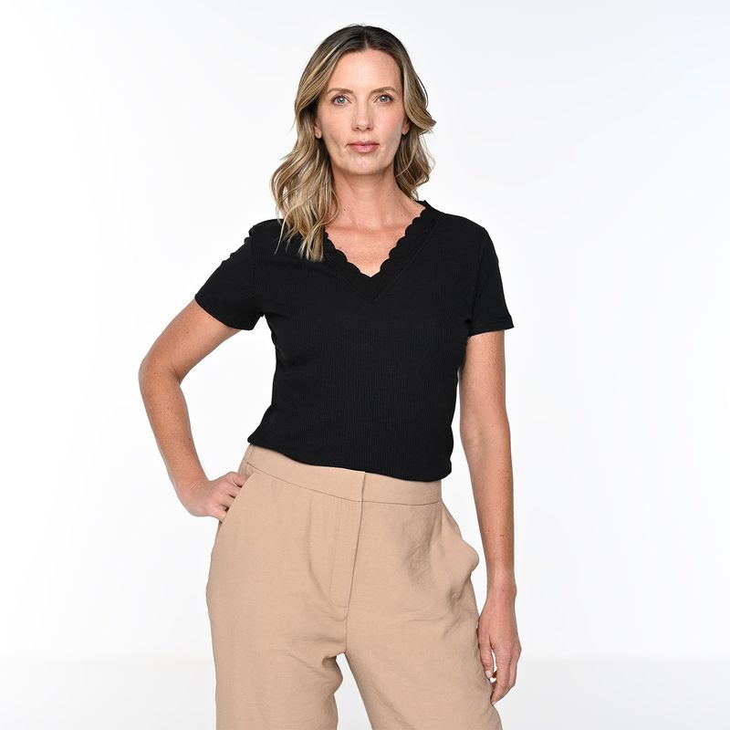NEWPORT - Camiseta Mujer  Manga corta de Algodón Newport