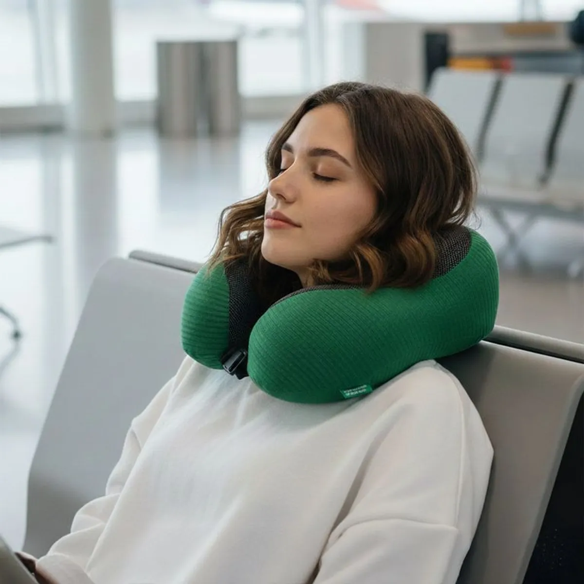 CASA CANTABRIA - Almohada de viaje Benetton ACC NEGRO