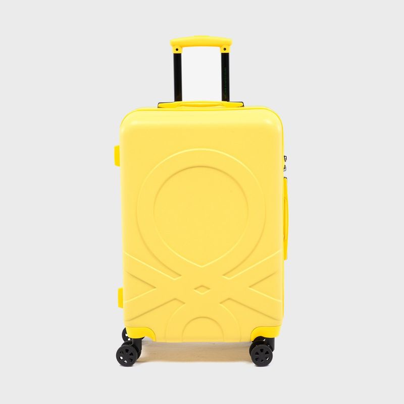 BENETTON - Maleta de viaje 10 KG - Maleta de Cabina rígida Benetton Ruedas 360° candado TSA 