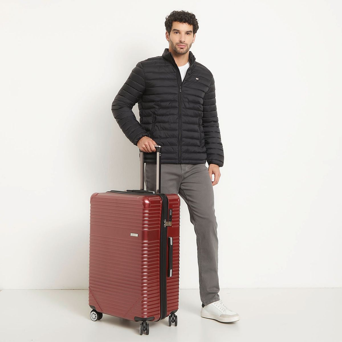 REISEN - Maleta rígida de viaje 20kg Ruedas 360° REISEN Candado TSA