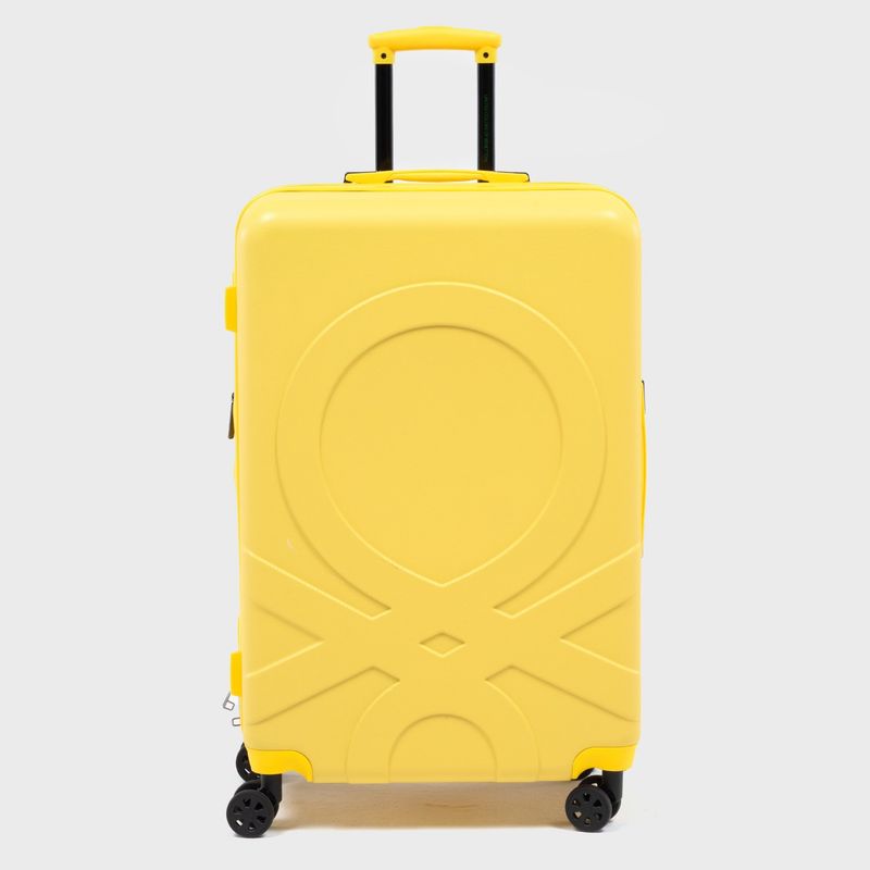 BENETTON - Maleta de viaje 21 kg - Maleta de Bodega rígida Benetton. Ruedas 360° candado TSA